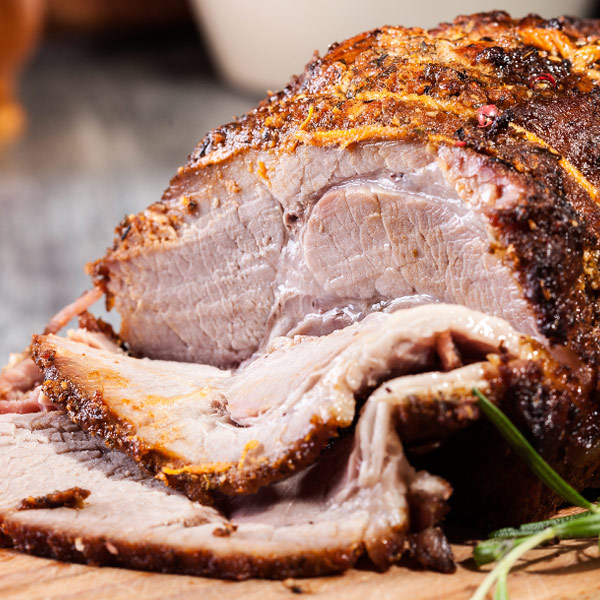 Nella's Gourmet Tucker Cooked Roast Pork with Crackling